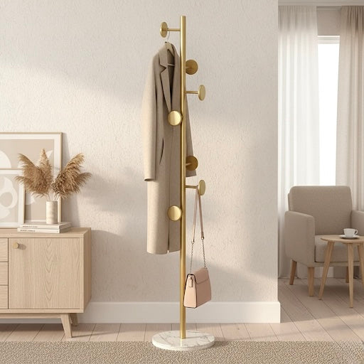 Porte-Manteau Sur Pied Métal Halliss