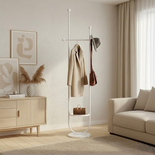 Porte-Manteau Sur Pied Métal Halliss