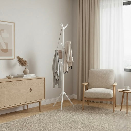 Porte-Manteau Sur Pied Métal Halliss