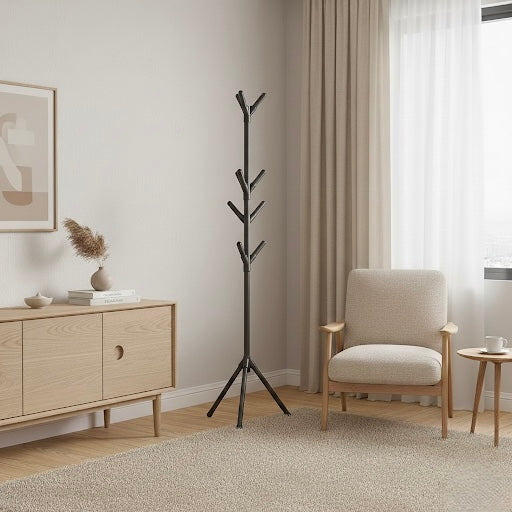 Porte-Manteau Sur Pied Métal Halliss