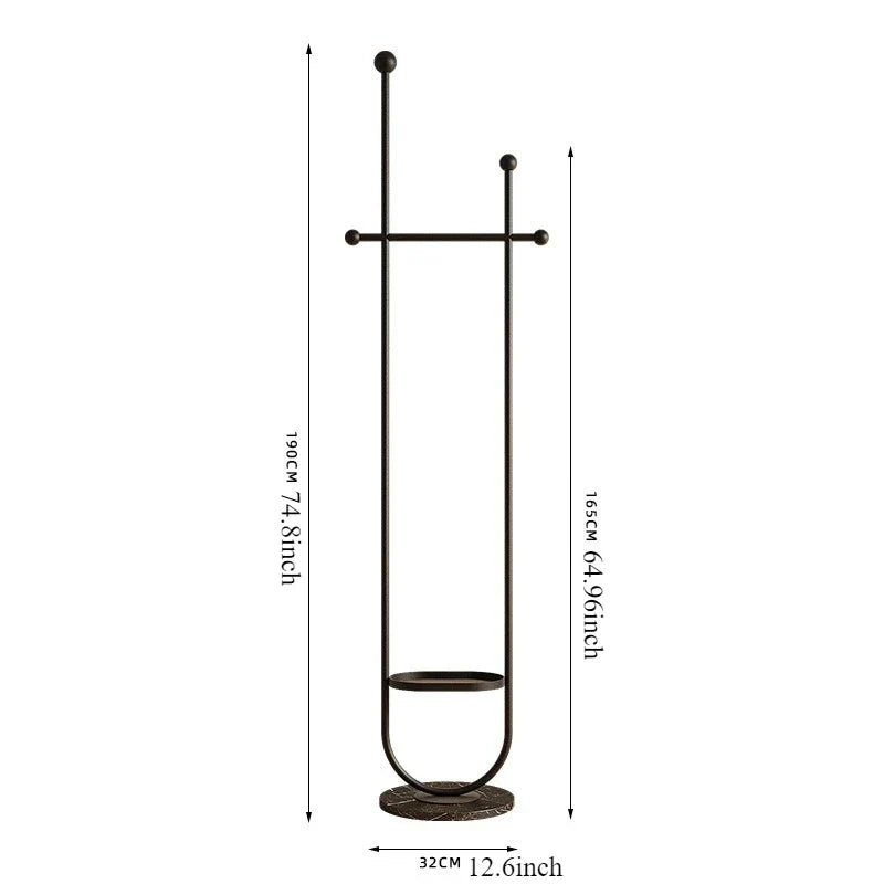 Porte-Manteau Sur Pied Métal Halliss