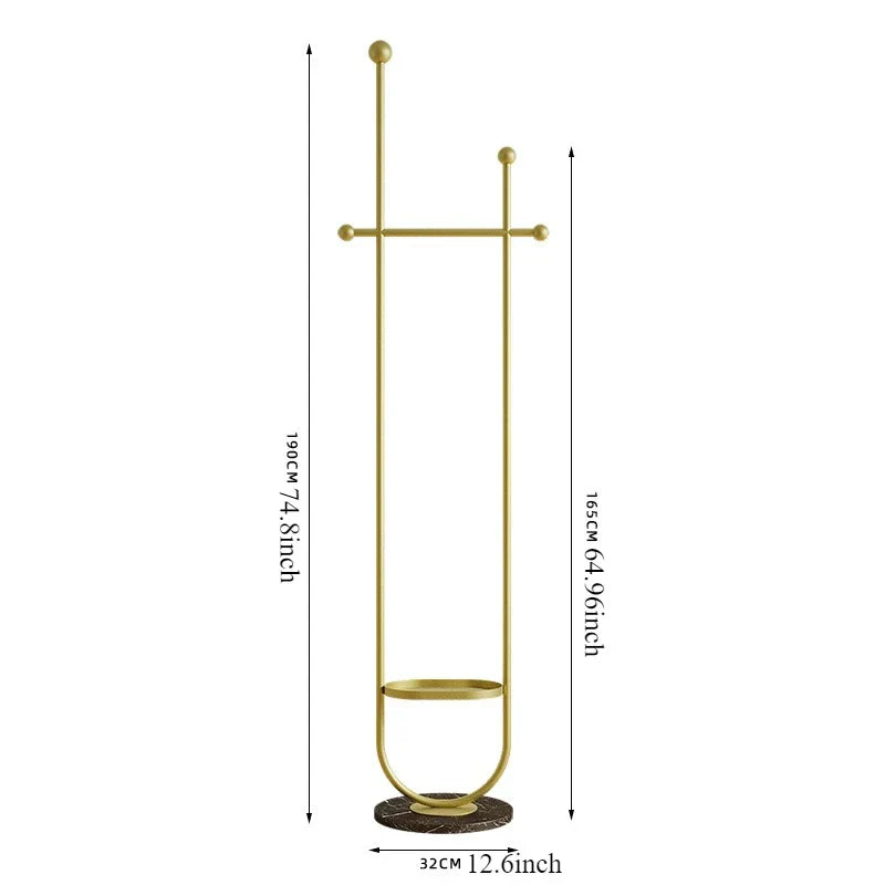 Porte-Manteau Sur Pied Métal Halliss