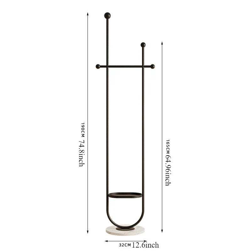 Porte-Manteau Sur Pied Métal Halliss